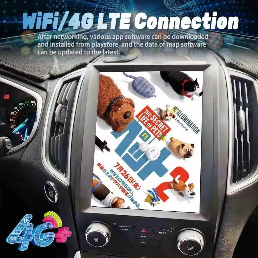 Car Radio Multimedia Video Player For Ford Edge 2015-2019 CarPlay Head Unit Android 15 Nav