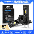 XSTORM 2PCS H7 LED Headlight Bulb 100W 20000LM CPS LED Canbus Auto Lamps 6500K LED Lights