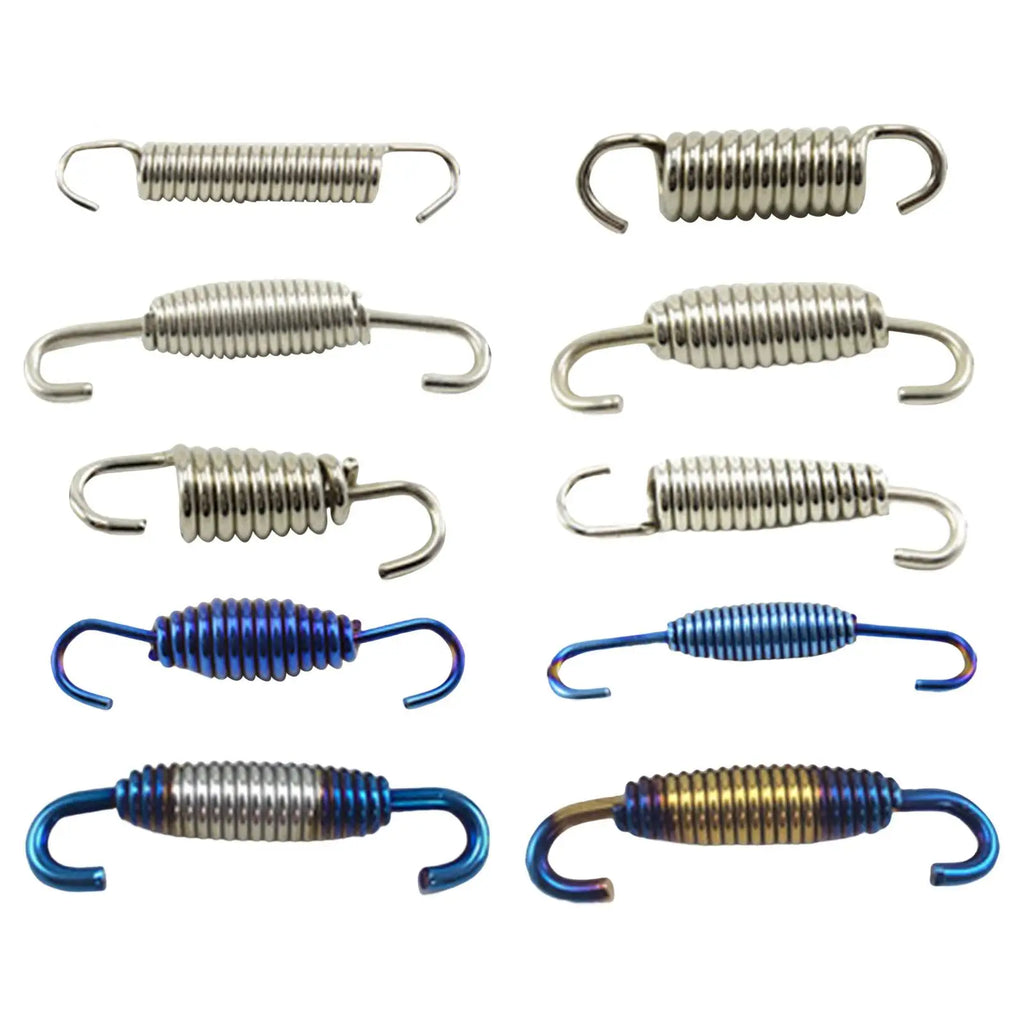 Durable 304 Stainless Steel Exhaust Spring High Temp Resistant Muffler Pipe Support Hook for Mot - Automotive LED Light