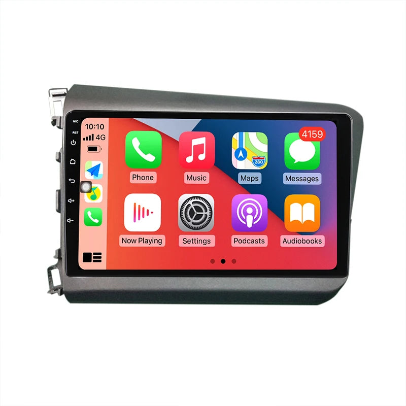 For Honda Civic 2012 2013 2014 2015 For Android Car Radio Panel Fascia Frame Optional Acce