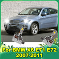 LED Car Headlights Bulbs Turbo Lights 6000K 50000LM Plug&Play HID Kit For BMW X6 E71 E72 2
