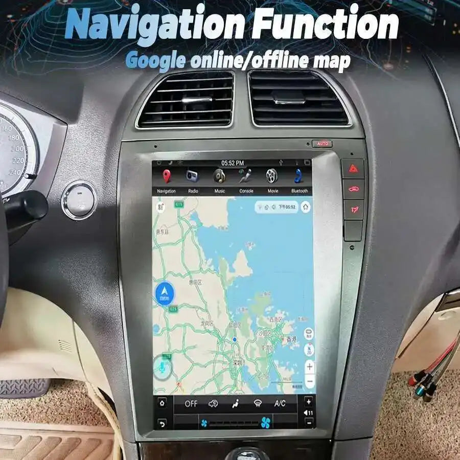 12.8inch For Lexus ES350 ES ES240 ES300 2006-2012 Android15 Screen 2Din Car Radio Carplay  | AUTOKITSHOP