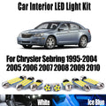 LED Interior Light Kit for Chrysler Sebring 1995- 2008 - Canbus Dome Map Door Trunk Bulbs | AUTOKITSHOP