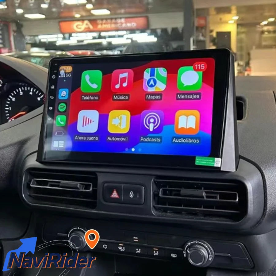 Auto Car Radio Android15 For Toyota Proace Citroen Berlingo Peugeot Partner Opel Combo 202