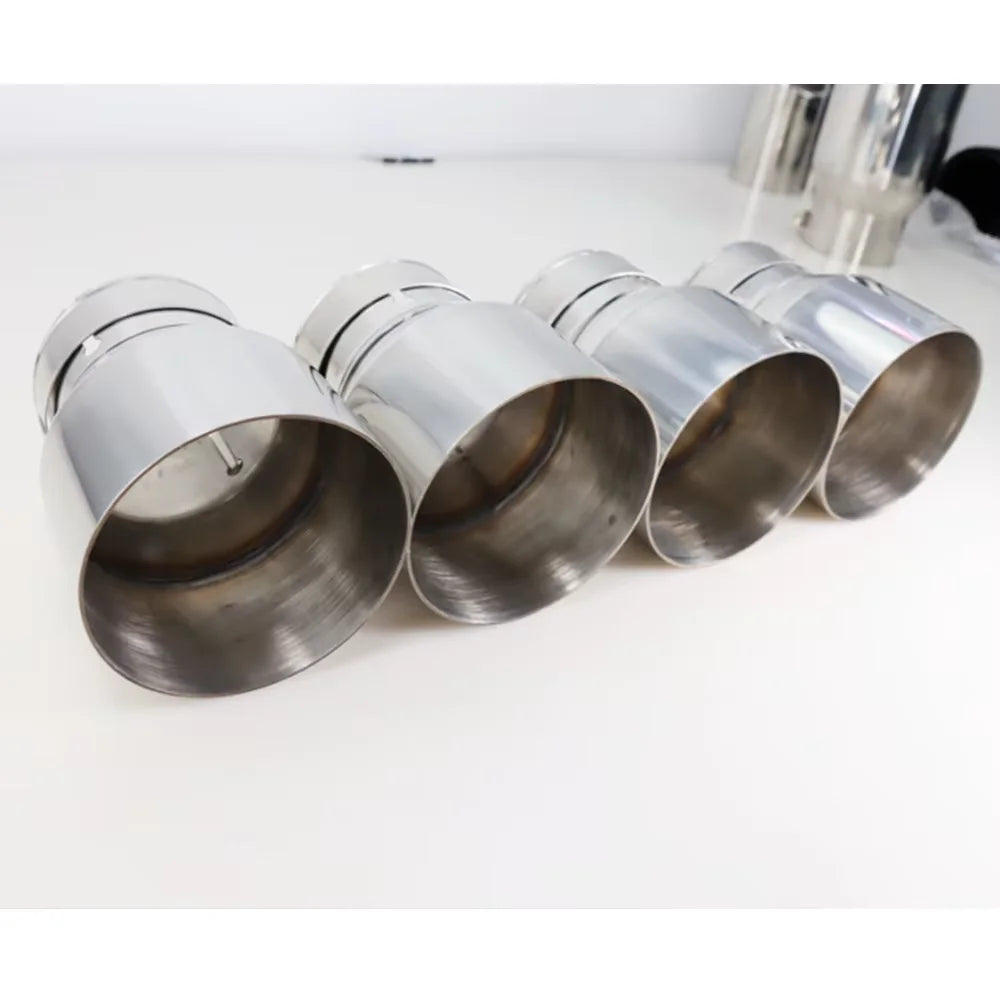 4 Pieces Exhaust tips Stainless Steel for BMW F87 M2 F80 M3 F82 F83 M4 Fit Muffl for BMW F82 F87 F83 - Automotive LED Li