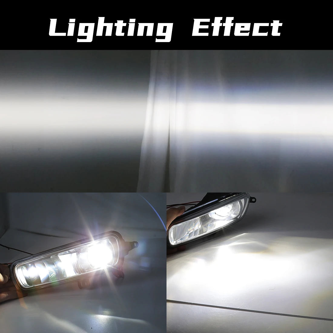 Led Fog Lamps For Ford Focus 2015 2016 2017 2018 Daytime Running Light DRL Front Driving D | AUTOKITSHOP