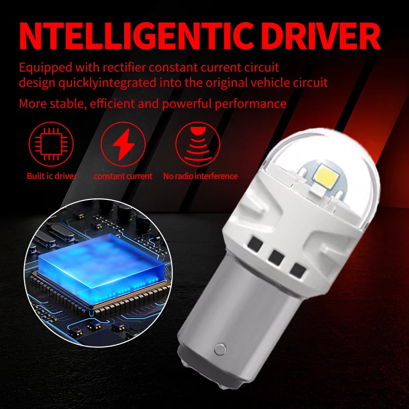 LED Interior Light Kit for BAY15D P21 - Canbus Error-Free Interior Bulbs