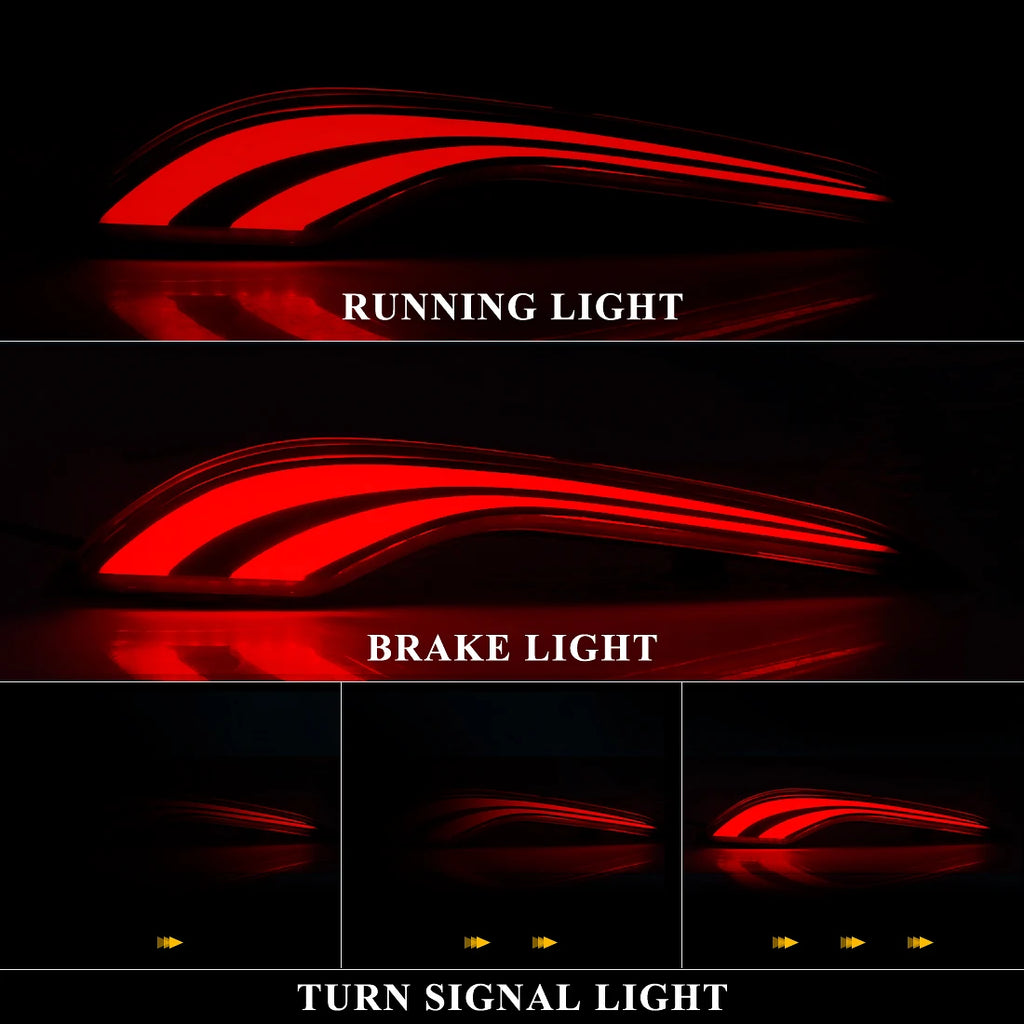 LED Rear Bumper Reflector Light For Chevrolet Malibu XL 2019 2020 2021 2022 2023 Warn Brak | AUTOKITSHOP