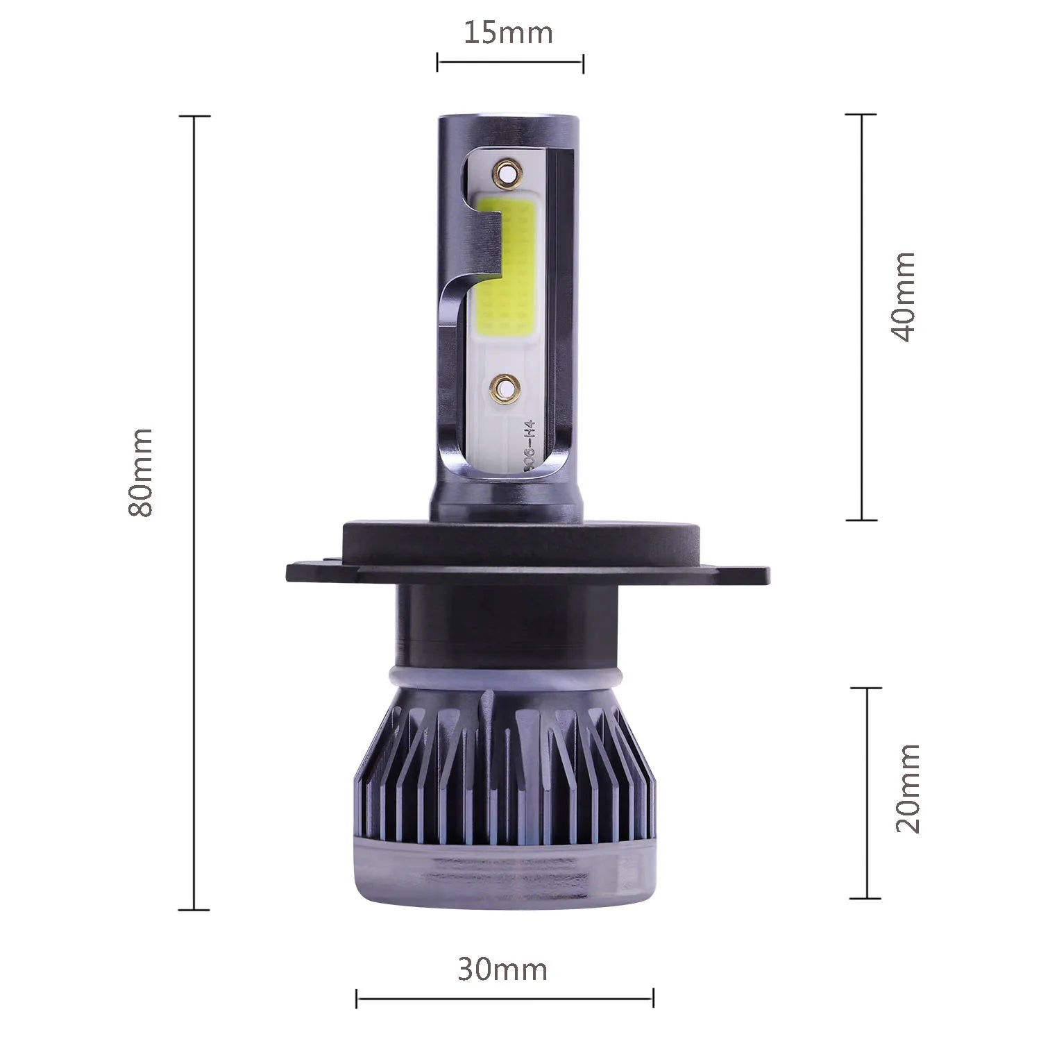 2Pcs H4 H1 H3 H11 H7 LED Car Headlight 200W 20000LM 6000K Canbus Error Free Car Auto Headlamp Led Lights For Car Fog Light