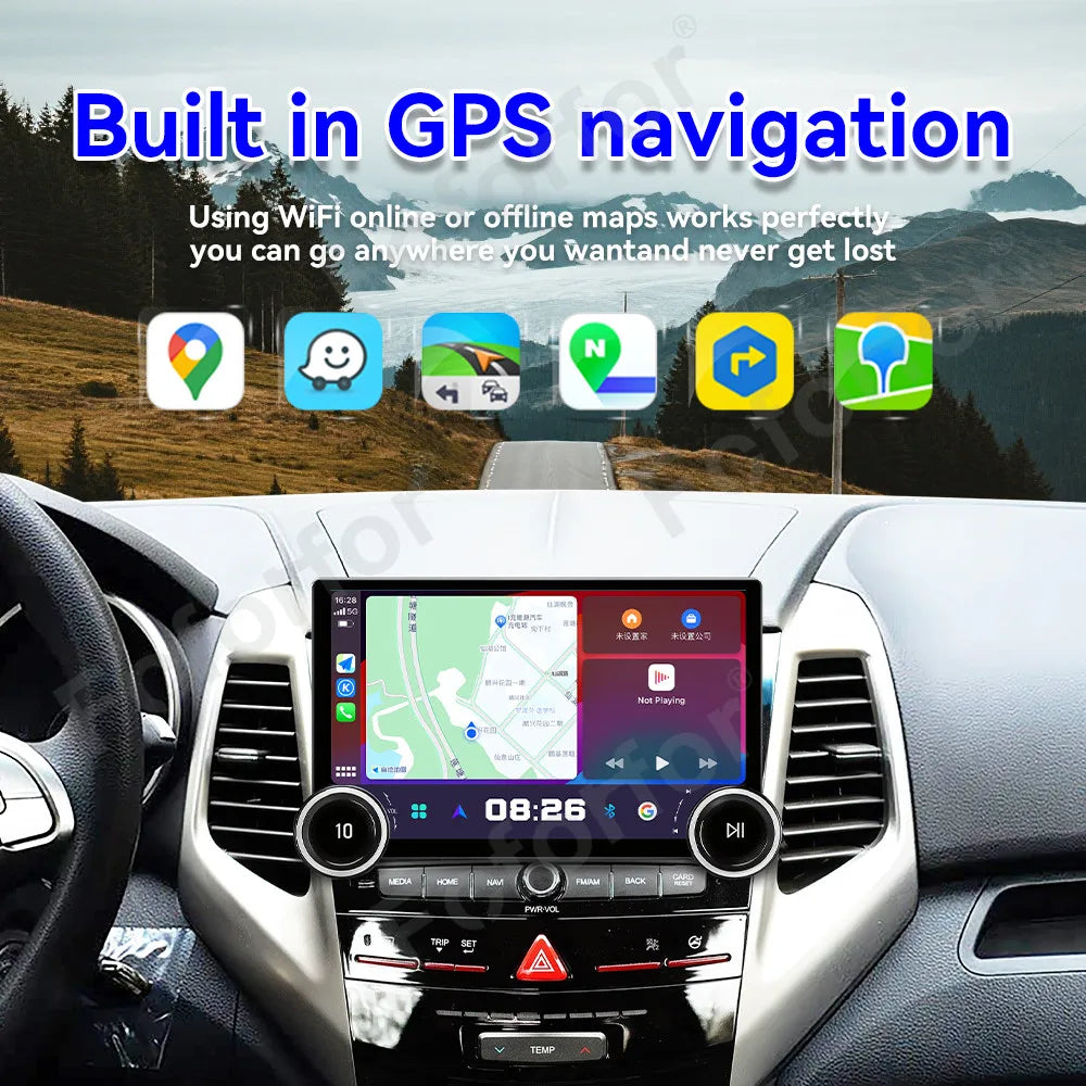 11.5 Inch Android 15 HD Touch Wireless CarPlay Android Auto GPS Multimedia Player For Ssan