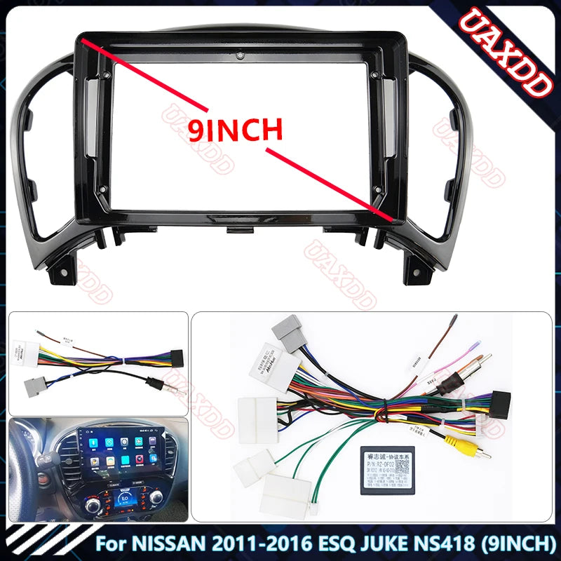 For NISSAN 2011-2016 ESQ JUKE NS418 9INCH Car Radio Android Stereo Screens Accessories Nav