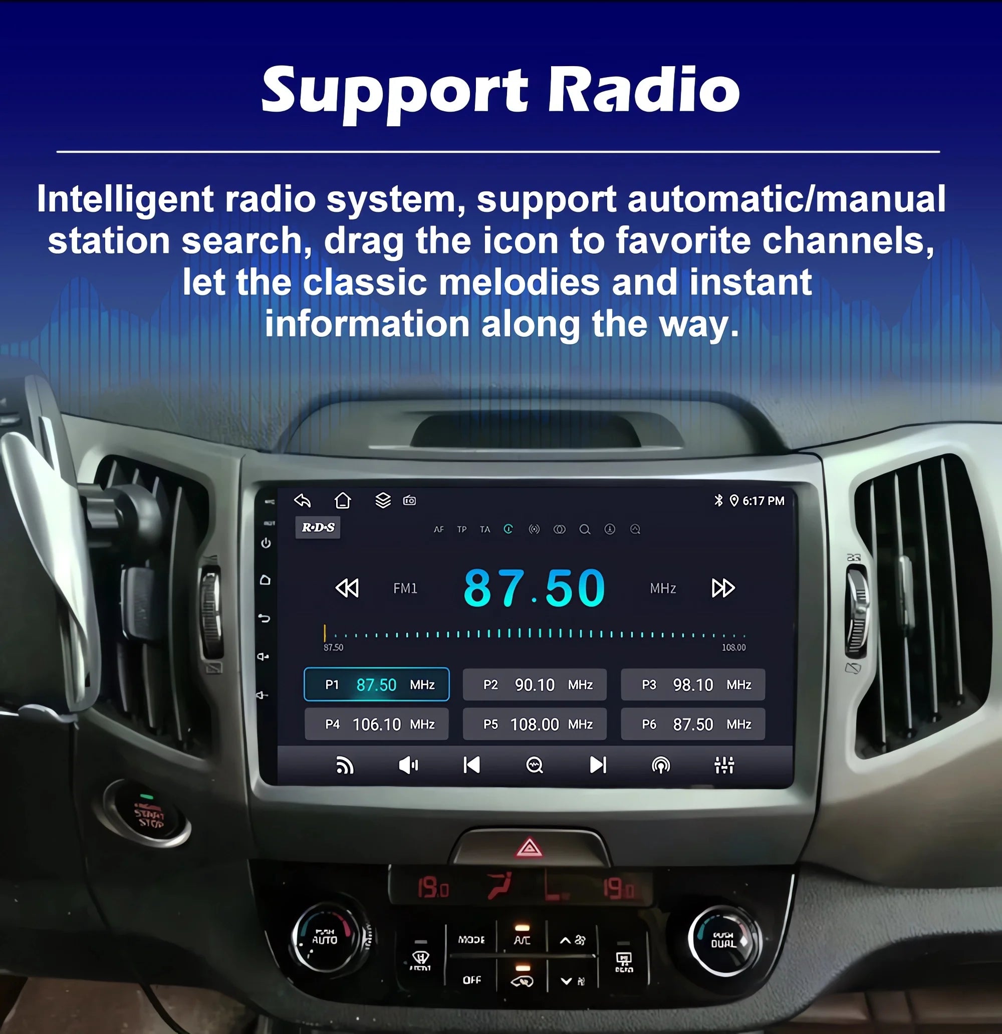 Android Auto For Mercedes Benz C Class W203 C200 C320 C350 CLK W209 2002-2005 332 Car Radi