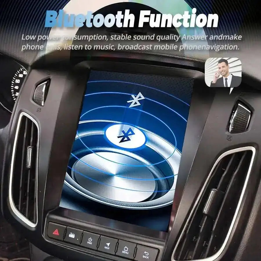 9.7inch Android 15 Screen For Ford Focus 3 MK3 2011-2019 Car Radio Multimedia Player Stere