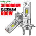 Ampoule LED H7 High Power 300000LM H1 H49003 HB2 CANBUS LED Headlights 6000K Upgrade Spotl