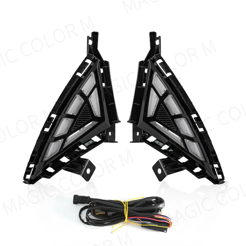 LED DRL For Hyundai Elantra 2021 2022 Daytime Running Light White Daylights Yellow Turn Si | AUTOKITSHOP