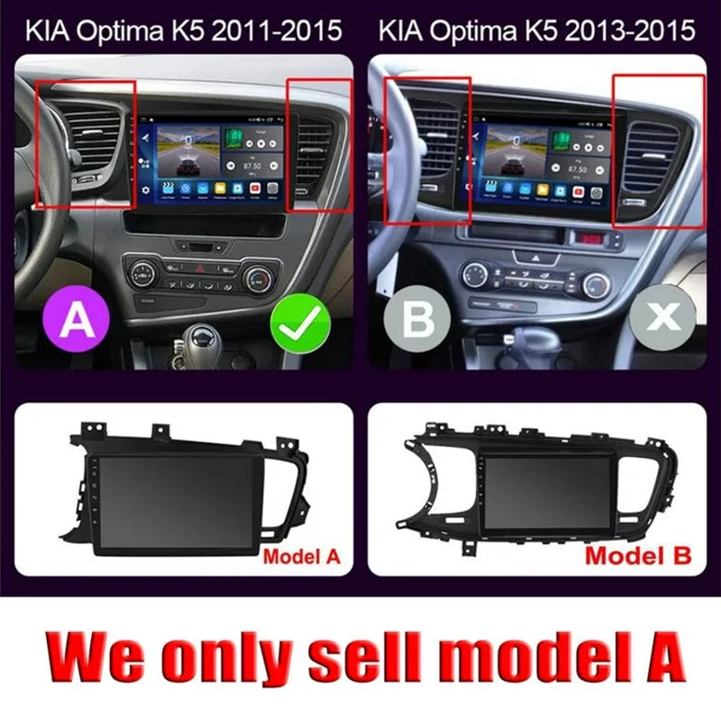 For 2011-2015 Kia Accent K5 9INCH Optima Car Radio Android Stereo Audio Screen Multimedia