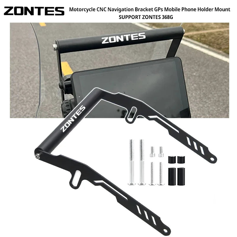 2024 2025 New 368G Navigation Bracket For ZONTES ZT 368G 368-G GPS Bracket ZT368G Mobile Phone B - Automotive LED Light