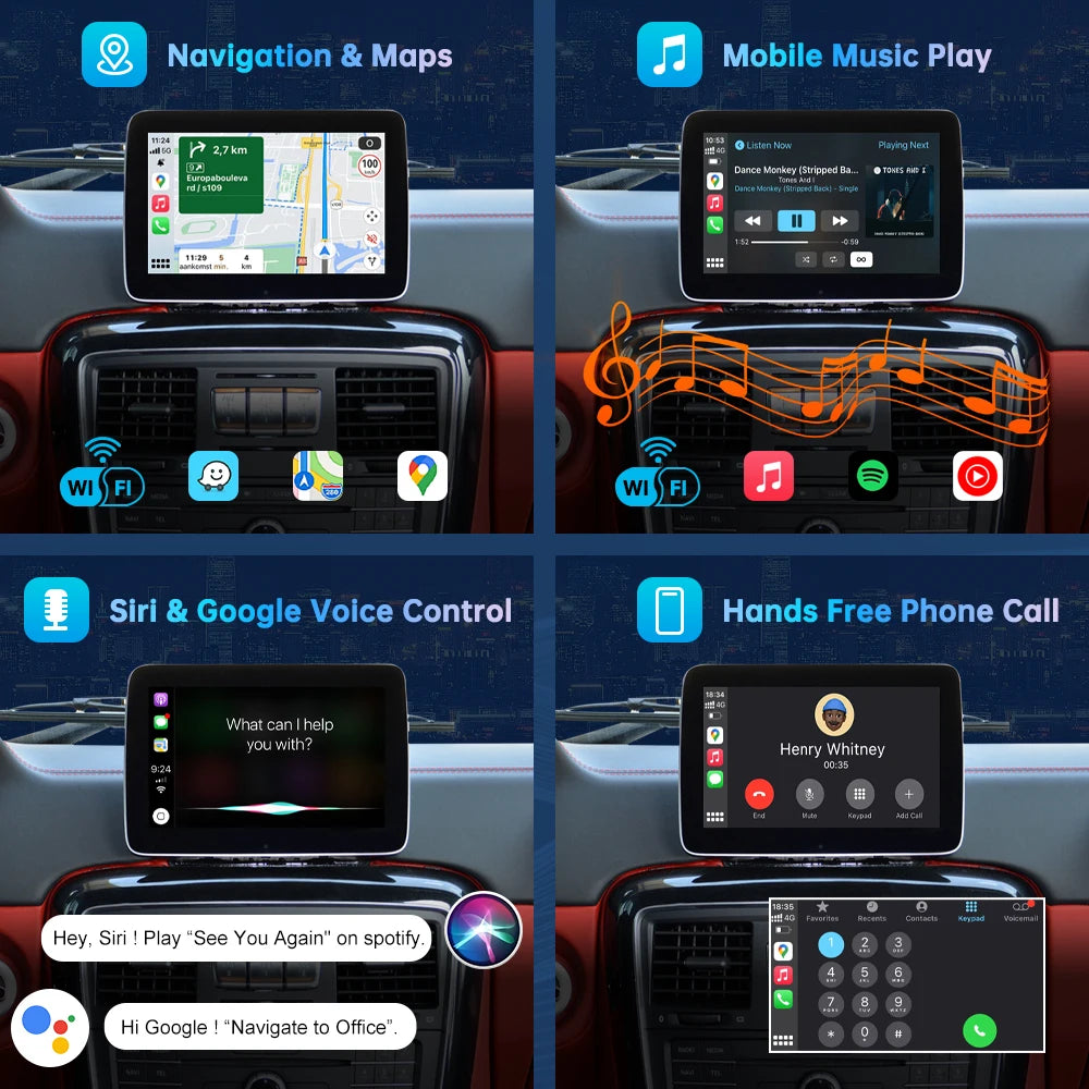 Road Top Wireless CarPlay for Mercedes Benz G Class W463 2012-2018 with Android Auto Inter | AUTOKITSHOP