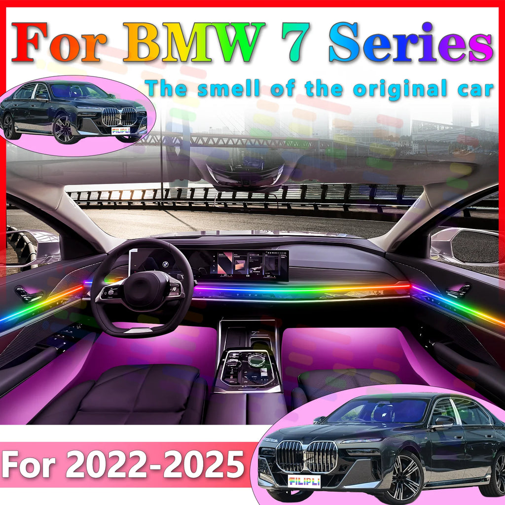 RGB - Ambient Light - for BMW G12 G11 - App Control - Car Interior Lighting | AUTOKITSHOP