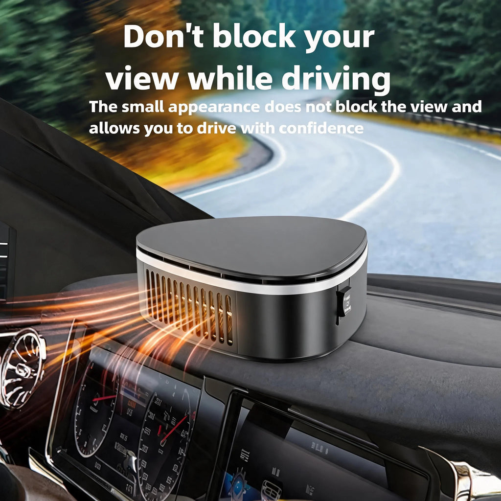 Winter Car Preheater 12V Electric Fast Heating Windshield Defroster Demister Anti-Fog Cooling Fa - Automotive LED Light