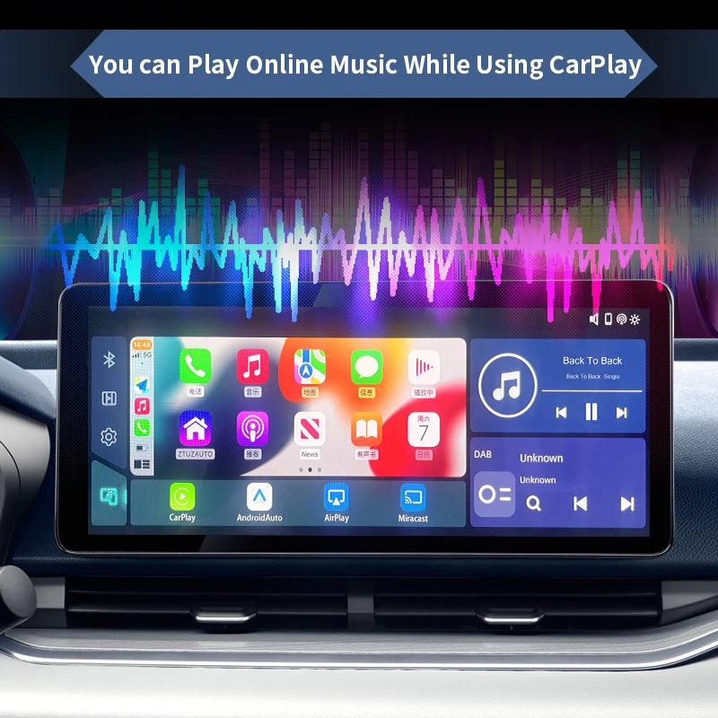 ZTUZAUTO CarPlay Box for BMW, Audi, Mercedes-Benz, Lexus, Acura, Volvo, Honda, VW, Bentley