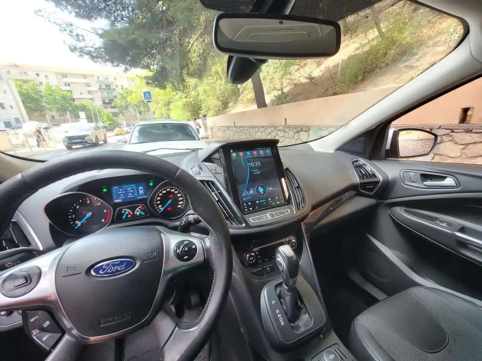 Android 14 Car Radio For Ford Cmax 2013 2011 KUGA Tesla Screen Stereo GPS Multimedia Video