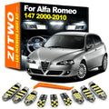 ZITWO 10Pcs LED Interior Dome Map Light Trunk Lamp Kit For Alfa Romeo 147 2000-  for Alfa Romeo 2000-2003 - Canbus LED C