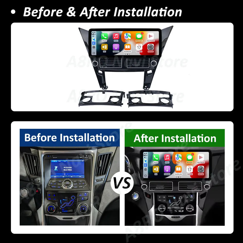 12.3 inch SIM WIFI Android 15 for Hyundai Sonata 2010 2011 - 2018 Car Radio Stereo Carplay | AUTOKITSHOP