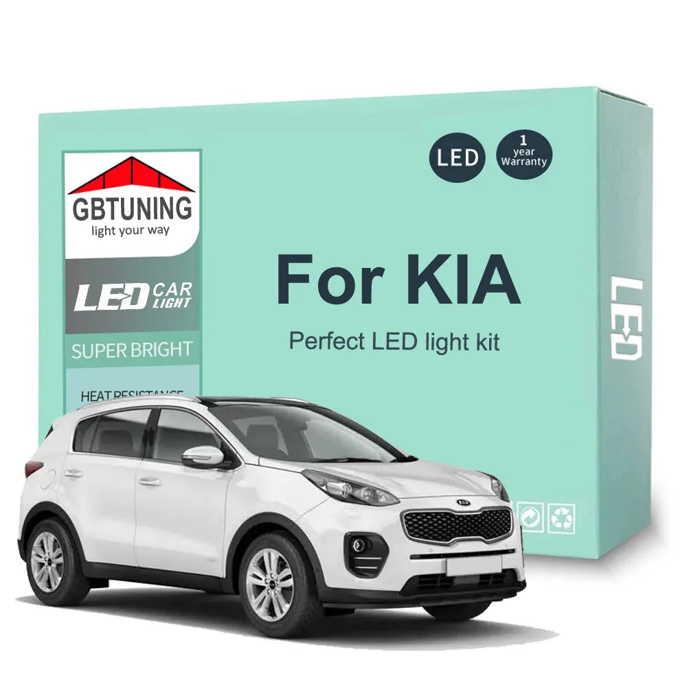 LED Interior Light Kit for KIA Sportage Sorento Ceed Xceed Rio Cerato Picanto Niro Seltos Stonic Car Indoor Lamp - Ca...