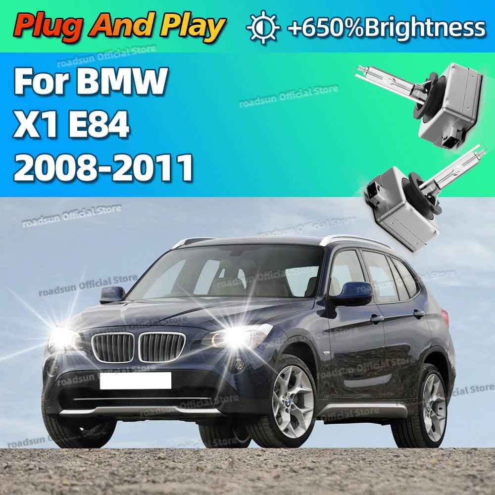35W D1S Xenon HID Bulb Car Headlight Auto Lamp 6000K For BMW X1 E84 2008 2009 2010 2011 Pl