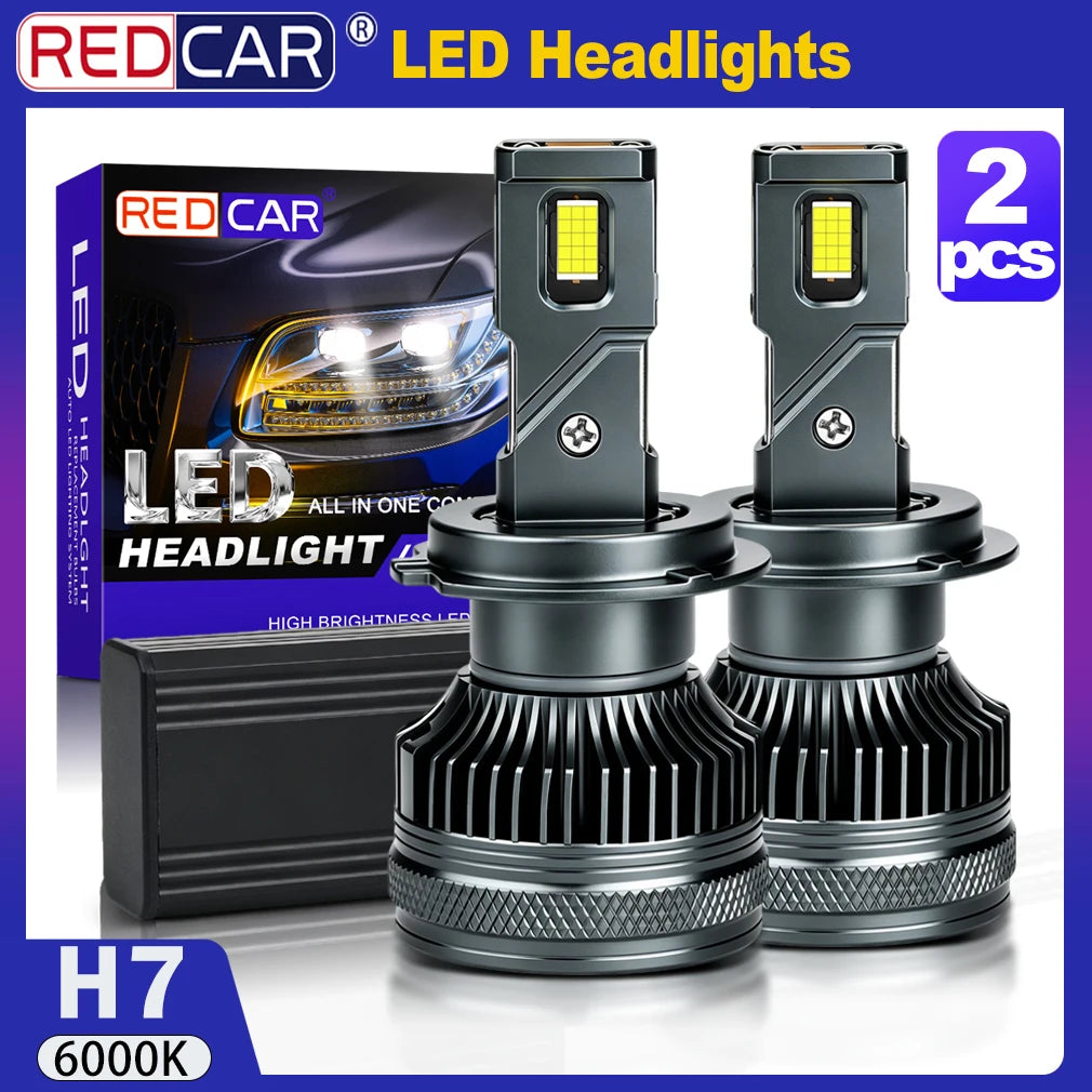 600W H7 H4 LED Lights Bulbs Canbus 60000LM H1 H11 Turbo Ultra Puissant LED 30PCS CSP Turbo