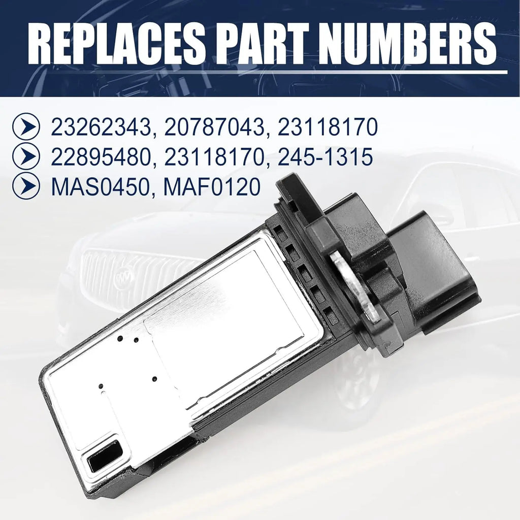 MAF Mass Air Flow Sensor 23262343 For Buick Cadillac Chevy GMC Enclave Envision  for Buick CT6 - Automotive LED Light