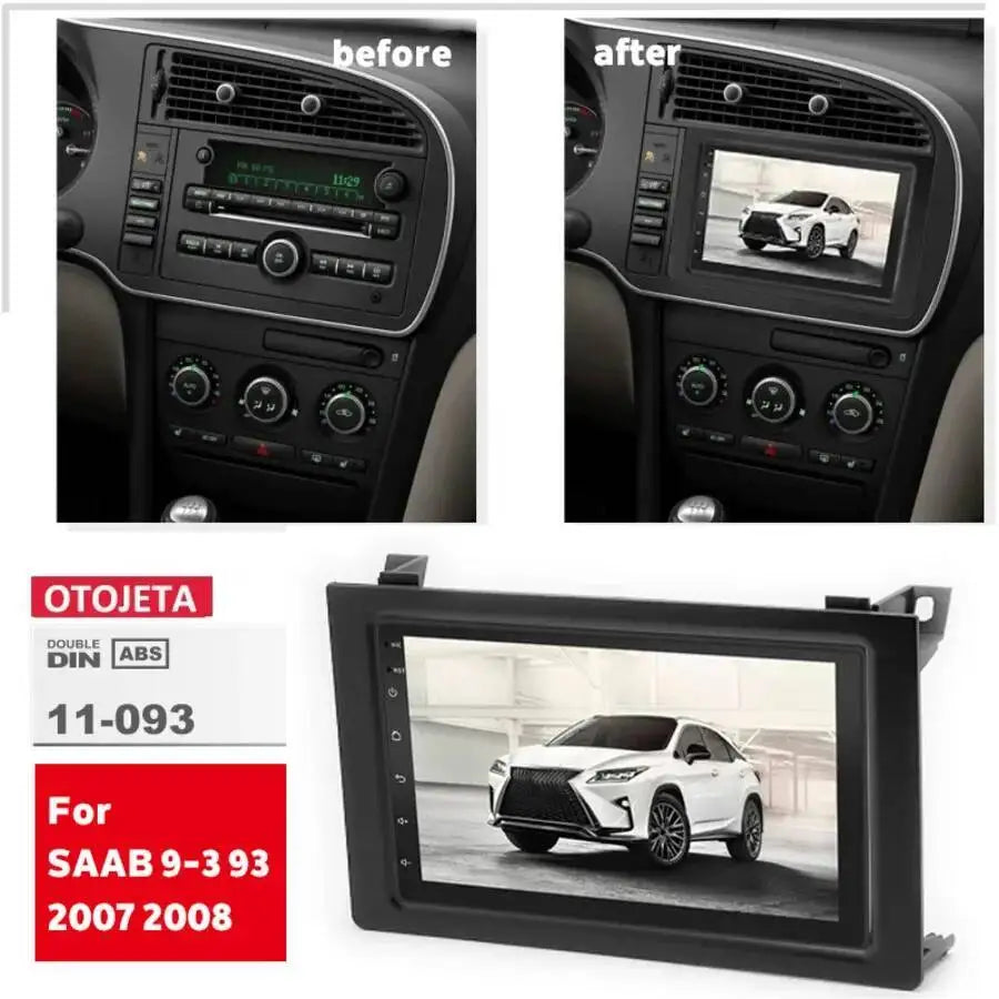 Android 15 2 Din Car Radio For SAAB 9-3 93 2007 2008 DVD Player Head Unit Autoradio GPS Na | AUTOKITSHOP