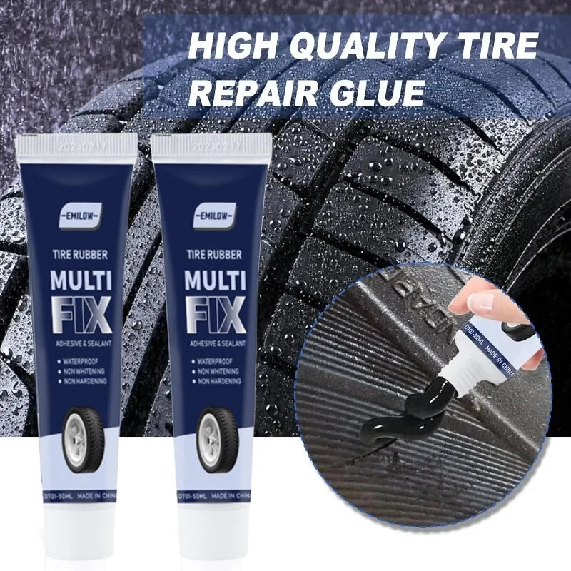 Universal Car Tire Repair Gel Tire Repair Gel Rubber Adhesive Not Corrosive Tire Scratches Crack - Automotive LED Light