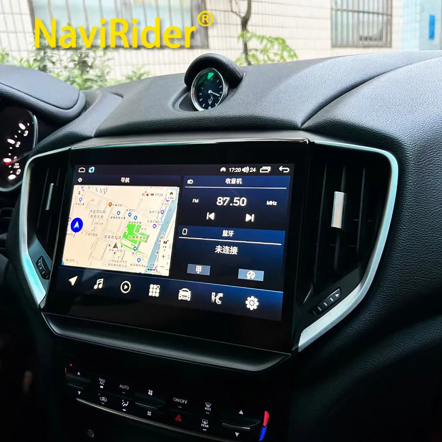 For Maserati Ghibli 2014-2020 Car Qled Screen Android 10Inch Multimedia Video Player Radio | AUTOKITSHOP
