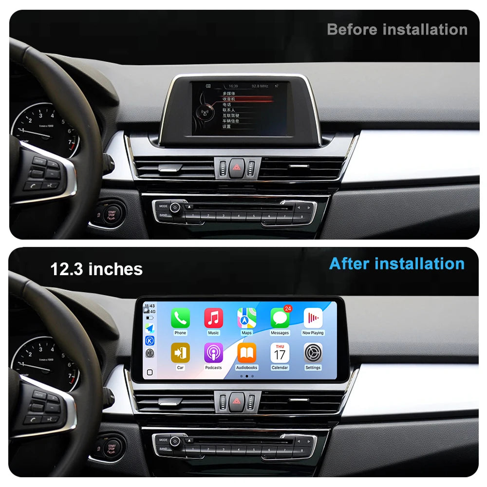 12.3" ultra-thin for BMW 2 Series F45 F46 2013 - 2018 2019 Android 15 Car Radio Video Mult