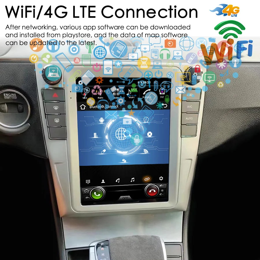 Car Multimedia Video Player For Volkswagen VW Passat CC b6 b7 Android Screen Stereo Radio