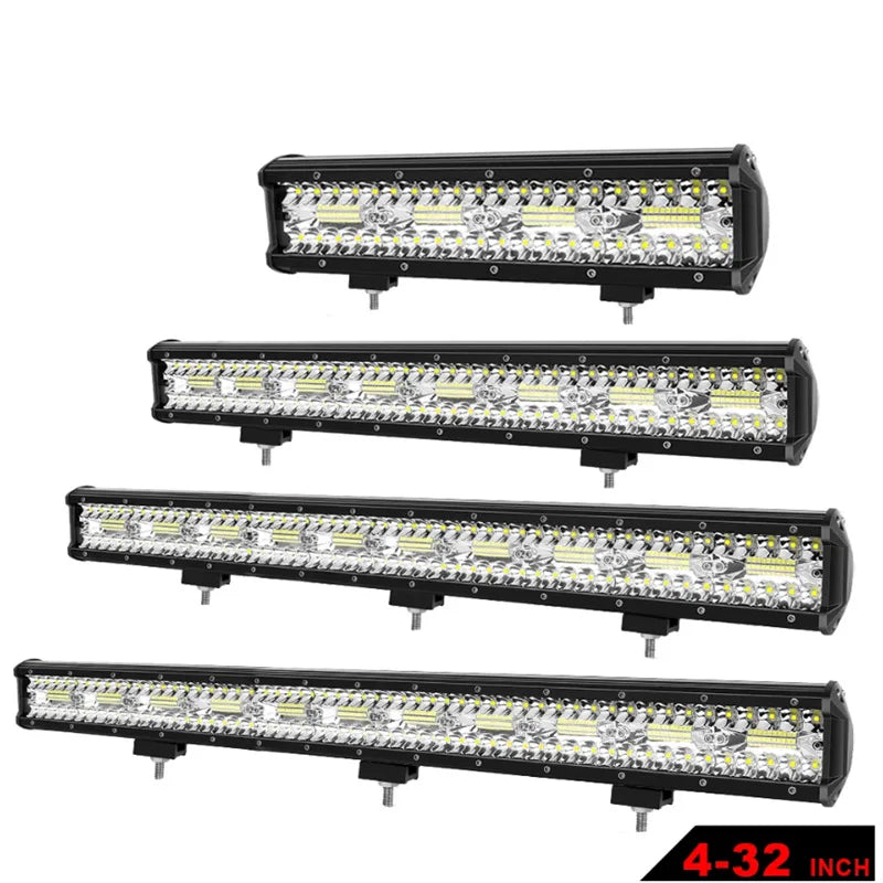 4-20inch LED Bar Off Road 12V 24V Combo LED Light Bar Work Light for Car Jeep Truck Suv Le
