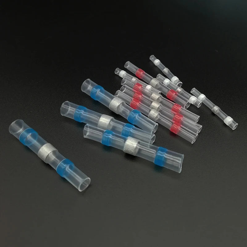 Solder Seal Heat Shrink Butt 3:1 Wire Terminal Connectors Splice Kits