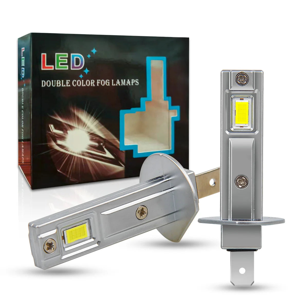 2-Piece LED Interior Light Kit for High Power H1 LED Headlight Bulbs Super Bright Powerful No A - Canbus Error-Free B...