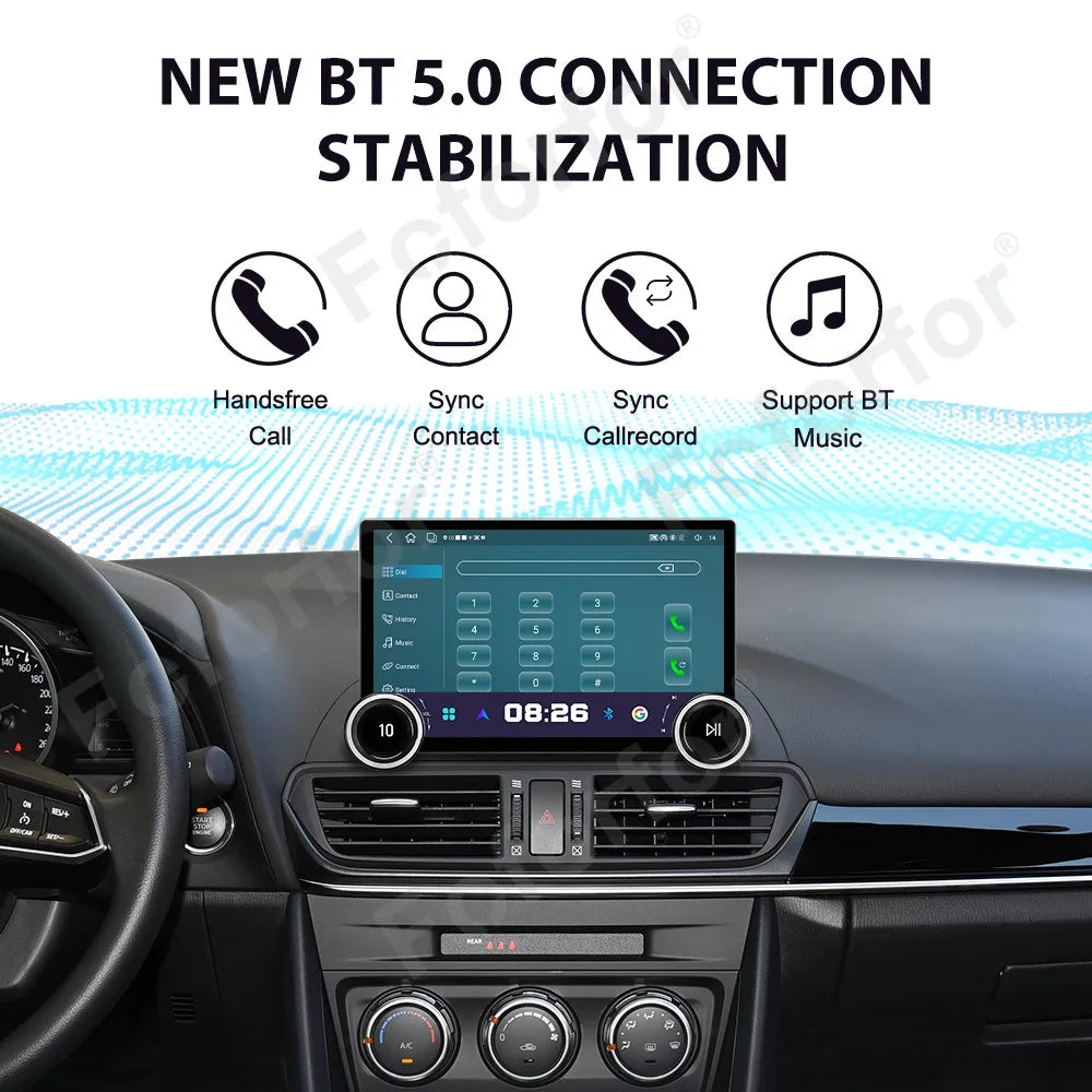 Fashion Premium 11.5 Inch Android 15 Touch Screen Carplay Android Auto Multimedia GPS Navi