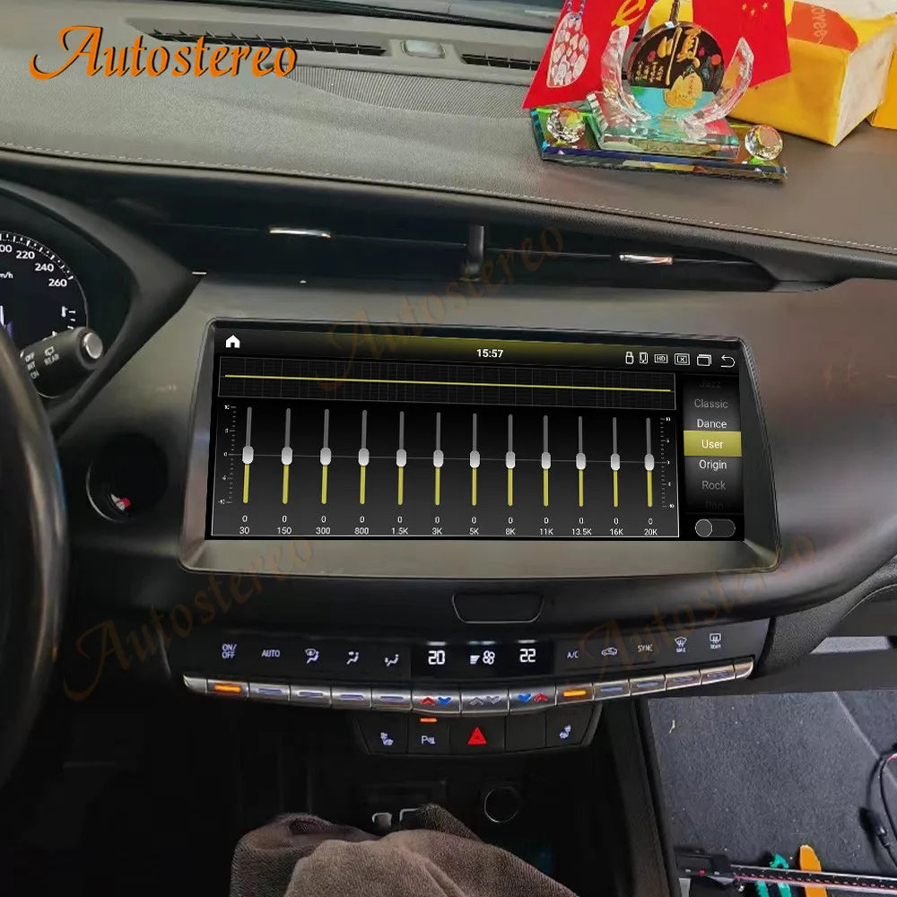 4G LET Android 13 For Cadillac XT4 Wireless Carplay Car GPS Navigation Head Unit Multimedi