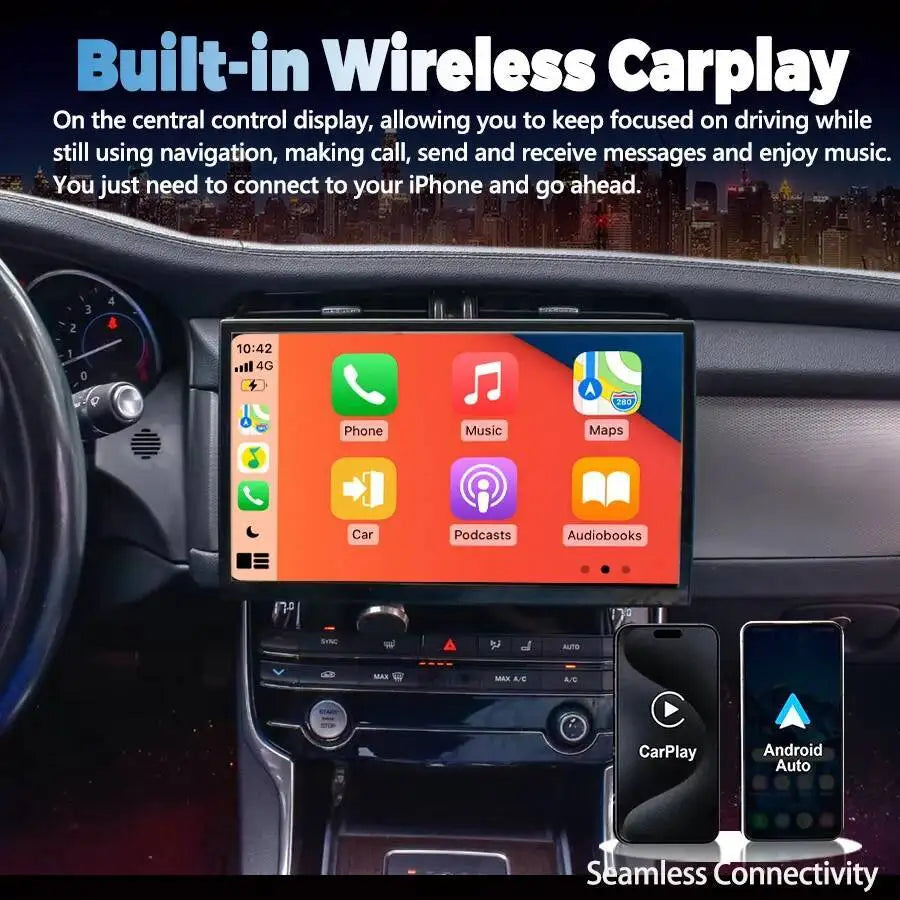 13inch GPS Navigation For Jaguar XF XFL 2016-2019 Android 15 Wireless Carplay Car Radio Mu | AUTOKITSHOP