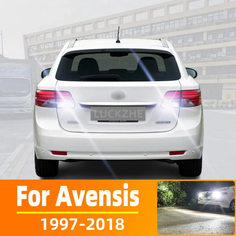 2-Piece LED Interior Light Kit for Toyota Avensis T22 T25 T27 Accessories 1997-2018 - Canbus Dome Map Door Trunk Bulb...
