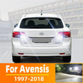 2-Piece LED Interior Light Kit for Toyota Avensis T22 T25 T27 Accessories 1997-2018 - Canbus Dome Map Door Trunk Bulb...