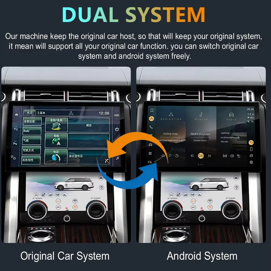 S For Range Rover Vogue L405 2012-2019 11.4inch 3D Curved Screen Dual System Android Car R | AUTOKITSHOP