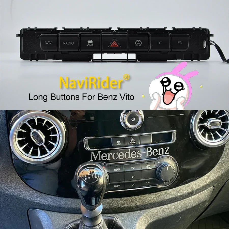 Compatible With 99% Of Android Screens For Mercedes Vito Mixto 114 2018 2016 Emergency Lig
