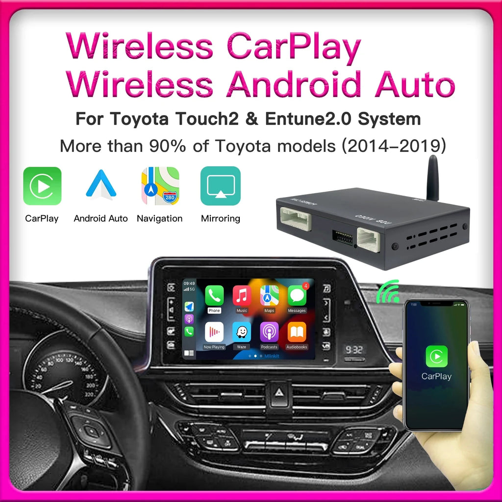 For Apple Carplay Android Auto for Toyota Touch2 Entune 2.0 Highlander Tundra Sienna Prius | AUTOKITSHOP