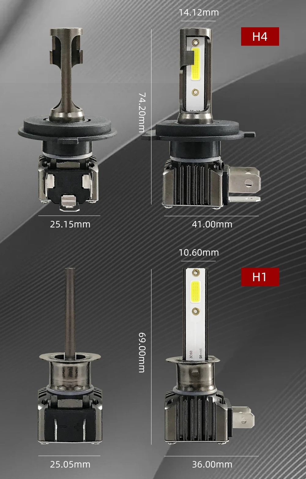 300W H7 H11 LED Car Headlights Bulbs 30000LM 9005 HB3 9006 HB4 9012 Turbo Auto Headlamps 6000K White Fog Lights 12V Front Lamps