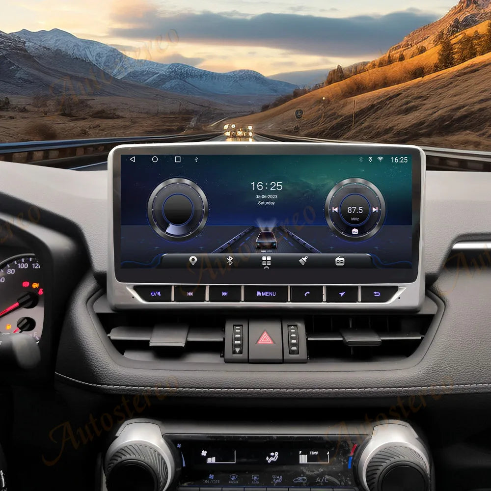 10.25 Inch Android 14 Car Tape Recorder Radio For Toyota RAV4 2020-2024 Car GPS Navigation